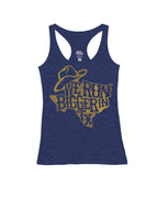 Heather Navy Racerback