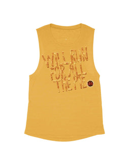 Golden Flowy Tank / XS