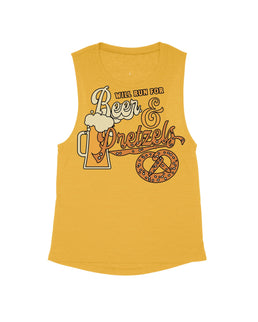 Golden Flowy Tank / XS