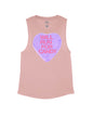 Vintage Pink Flowy Tank