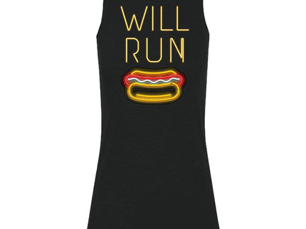 Will Run for HOT DOGS Neon