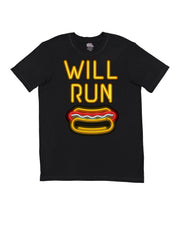 Will Run for HOT DOGS Neon