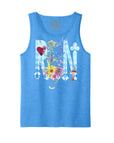 Blue Heather Power Tank