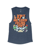 Antique Midnight Flowy Tank