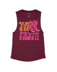 Maroon Flowy Tank