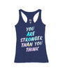 Heather Navy Racerback