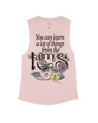 Vintage Pink Flowy Tank