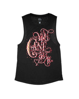Black Flowy Tank / XS