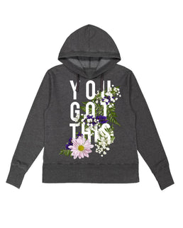 Black Heather Hoodie / S