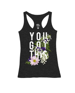 Black Heather Racerback / S