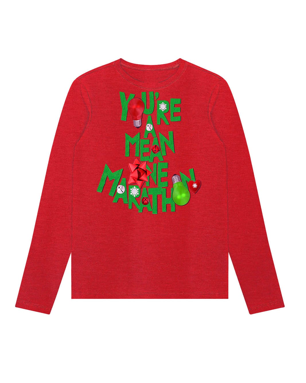 You're A Mean One Marathon Ugly Sweater