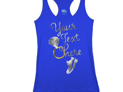 Your text here wedding rings and runner shoe