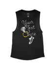 Black Flowy Tank