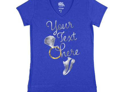 Your text here wedding rings and runner shoe