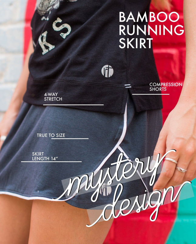 Plain Mystery Bamboo Running Skirt