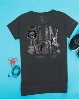 Black Core Banded Crew