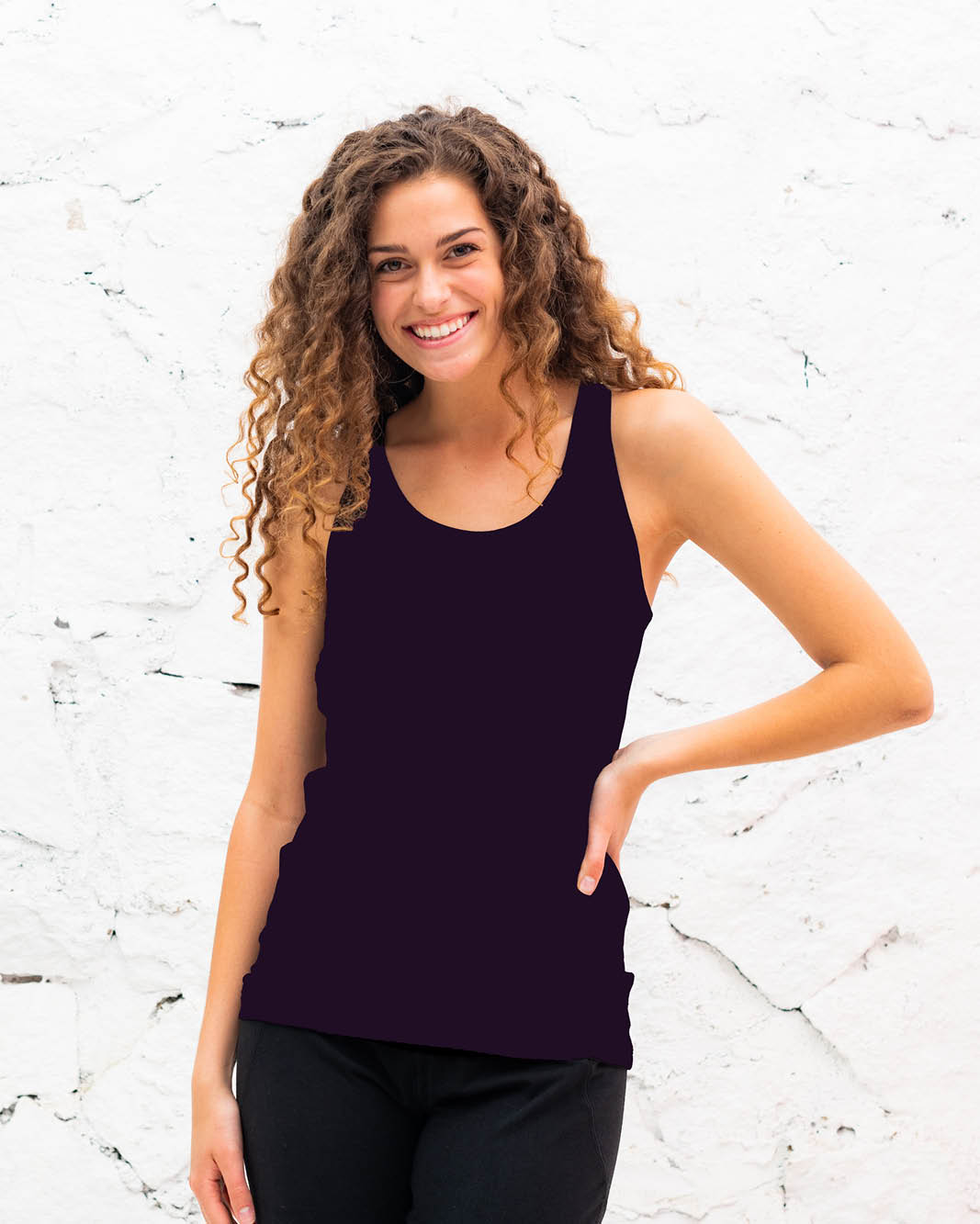 Plum Racerback