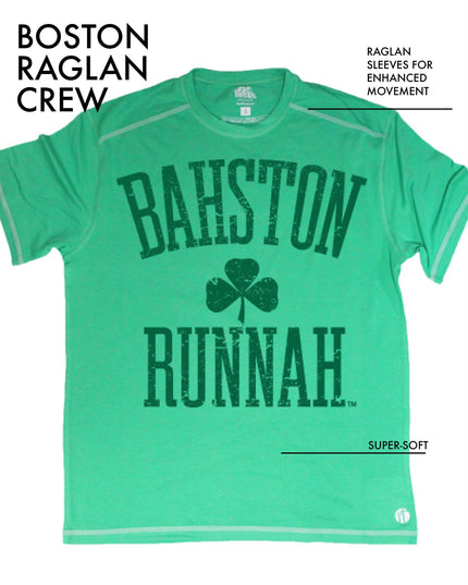 Boston Mystery Design Men's Raglan Crew