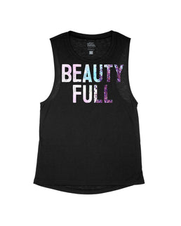 Black Flowy Tank / XS