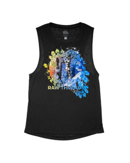 Black Flowy Tank / XS