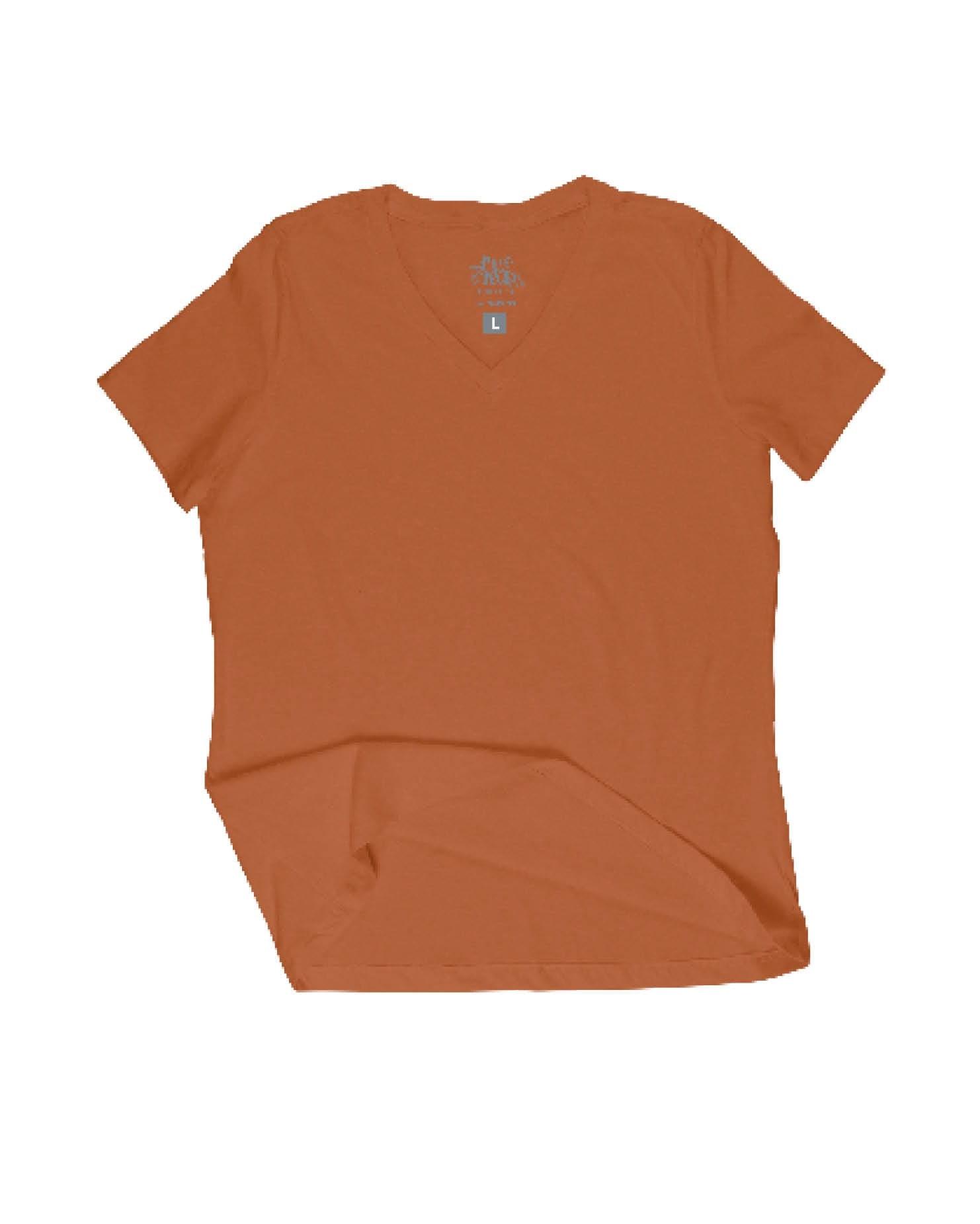 Blank Relaxed Bamboo V-Neck