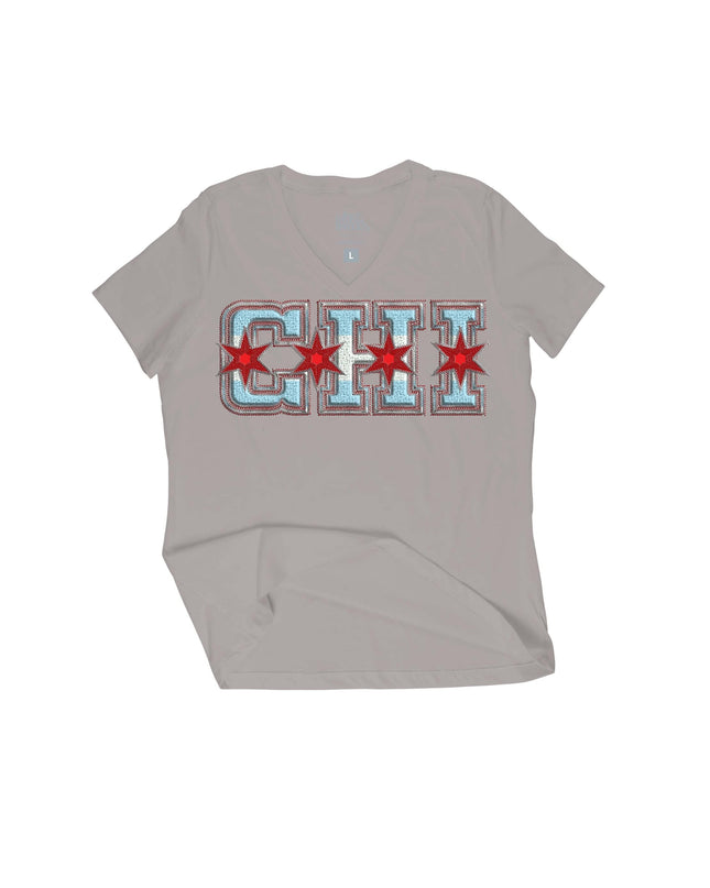 CHI Sorority Letters Relaxed V