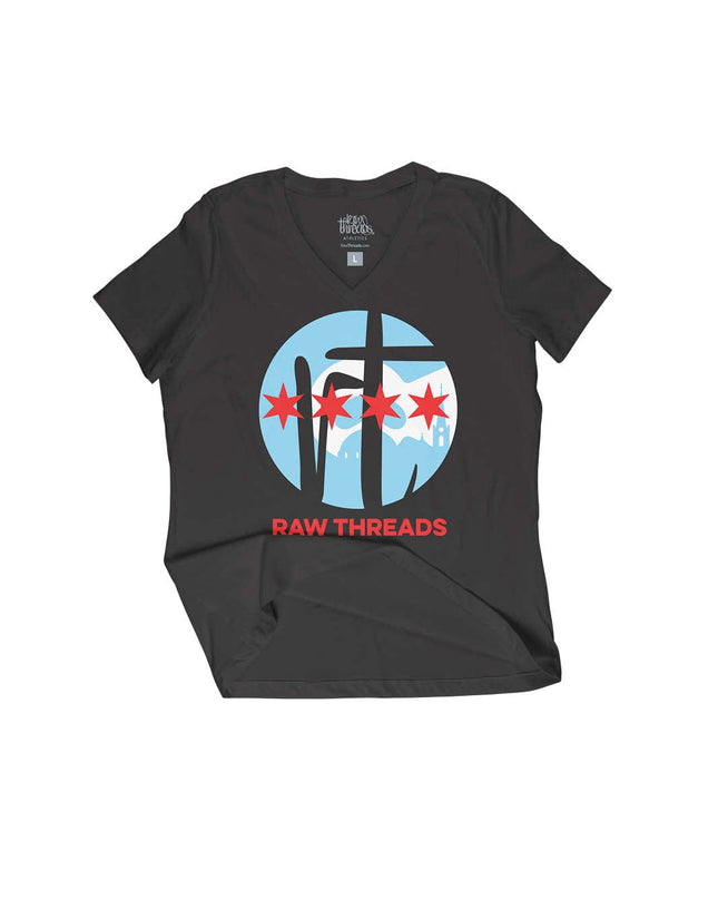 Chicago Raw Threads Logo Relaxed V