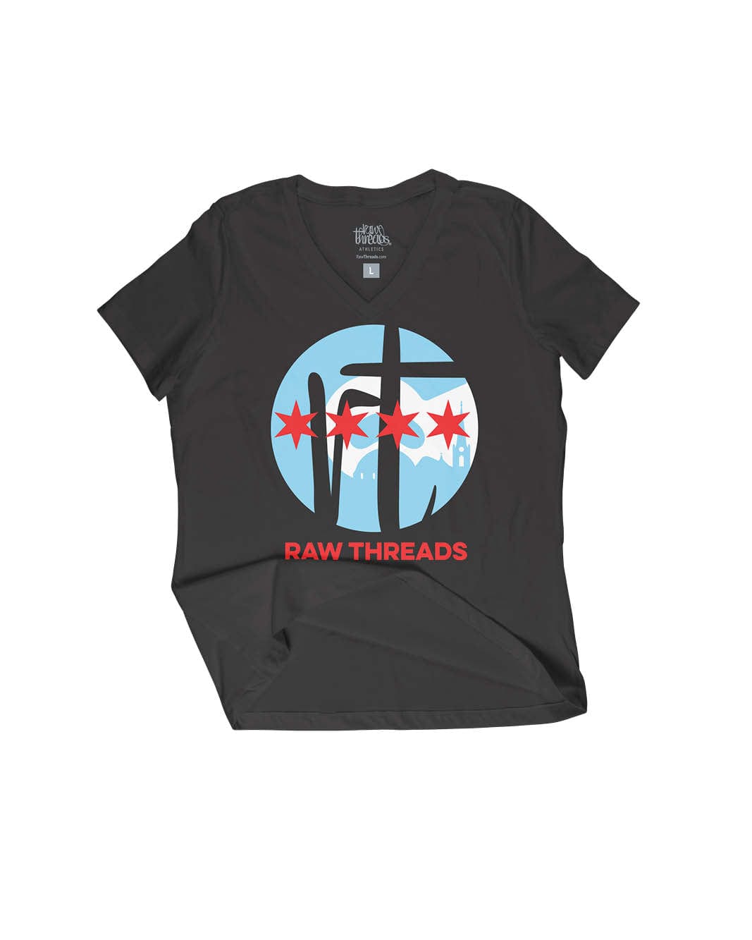 Chicago Raw Threads Logo Relaxed V