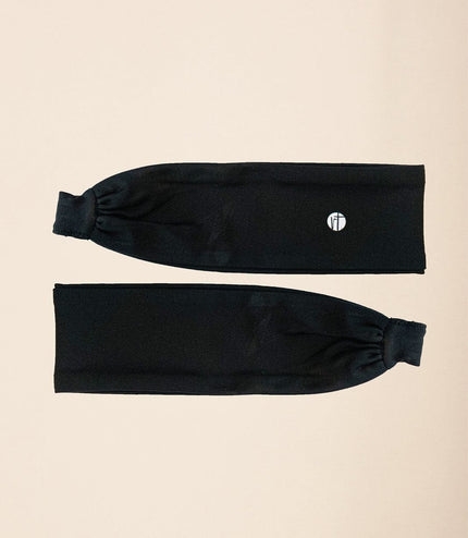 Black Recycled Polyester Headband