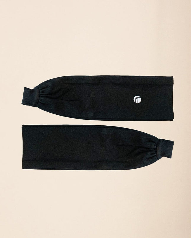 Black Recycled Polyester Headband