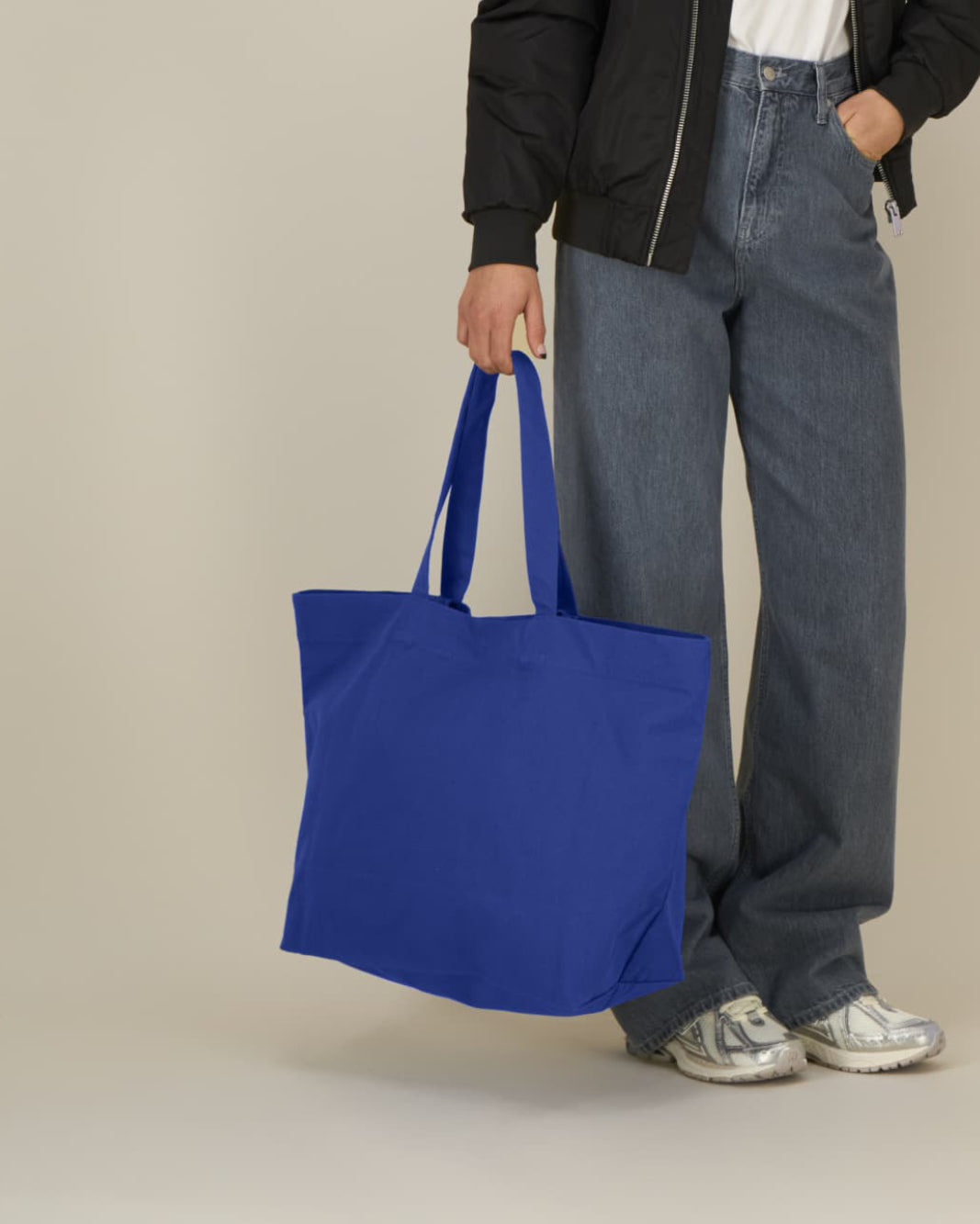 13.1 Mile Runner Recycled Oversized Tote Bag