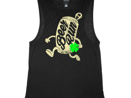 Running Beer Can with Shamrock