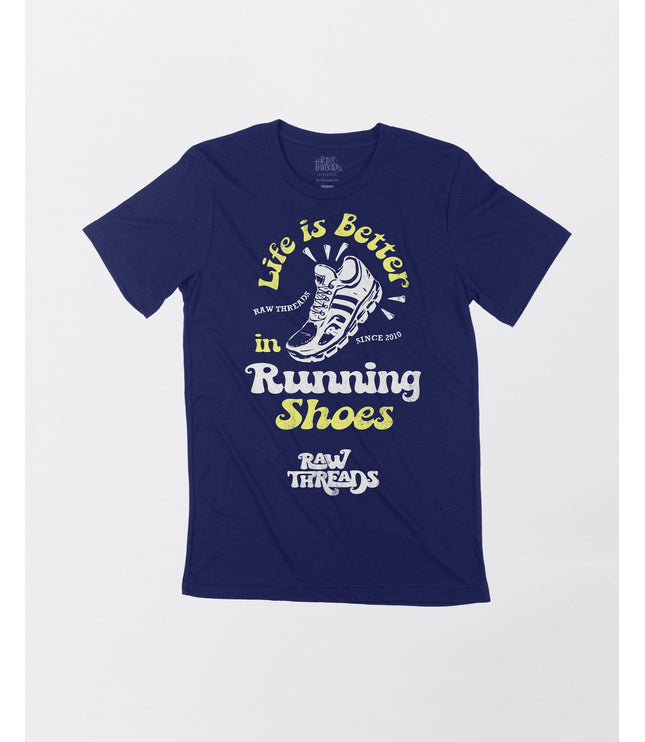 Life is Better in Running Shoes Crew