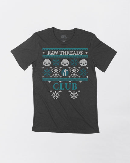 Raw Threads Club Holiday Sweater Crew