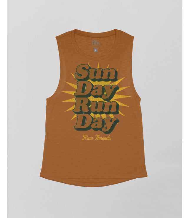 Sun Day Run Day Flowy Tank