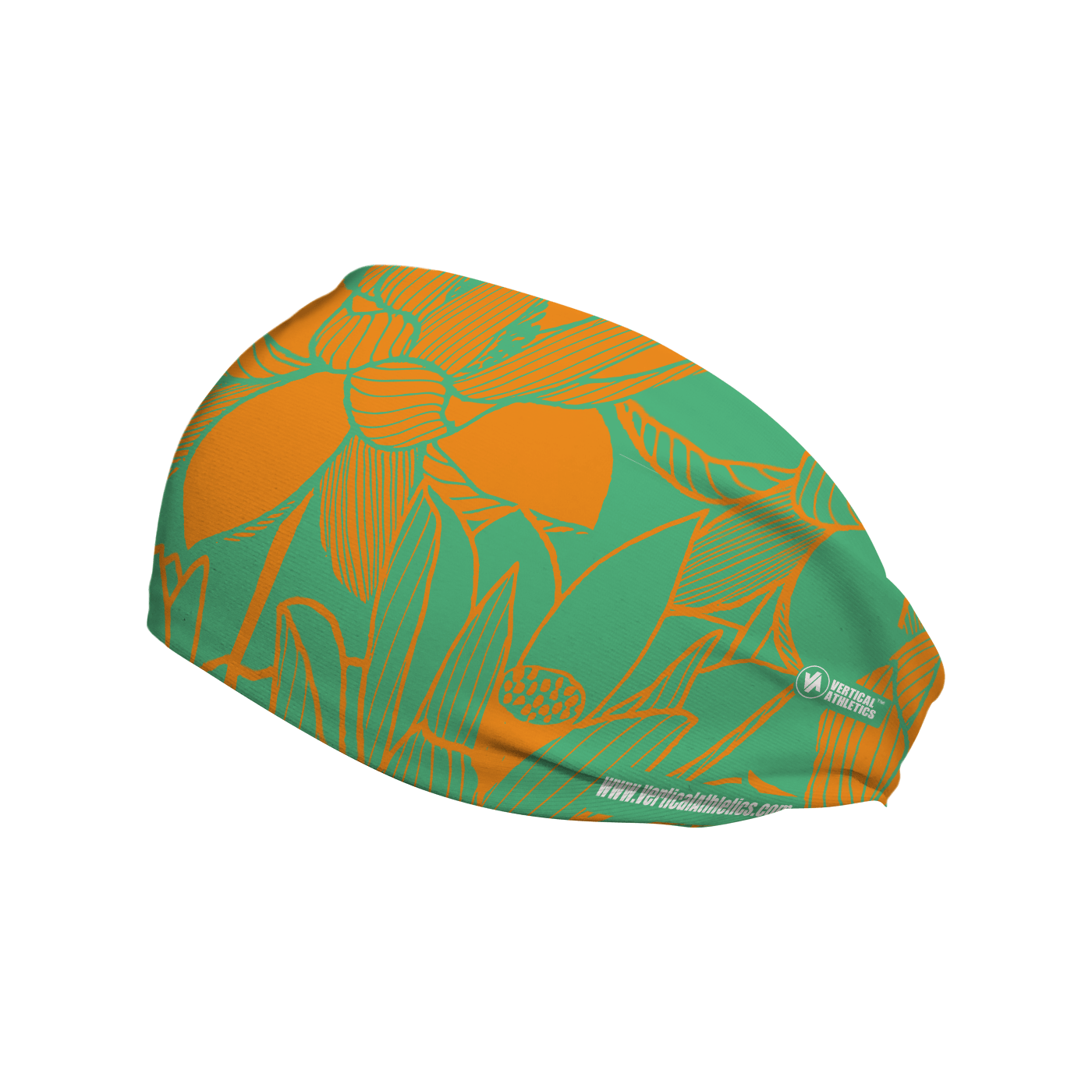 Cooling Headband: Lotus Orange Green