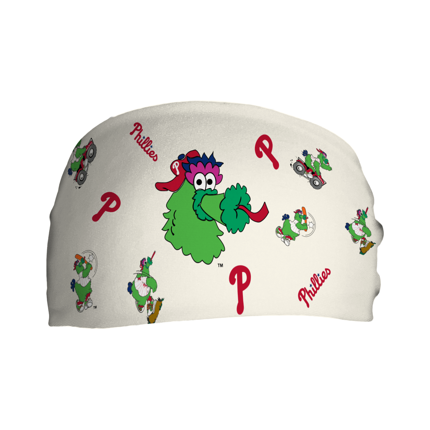 Phillies Cooling Headband: Phanatic Scatter (Cream)