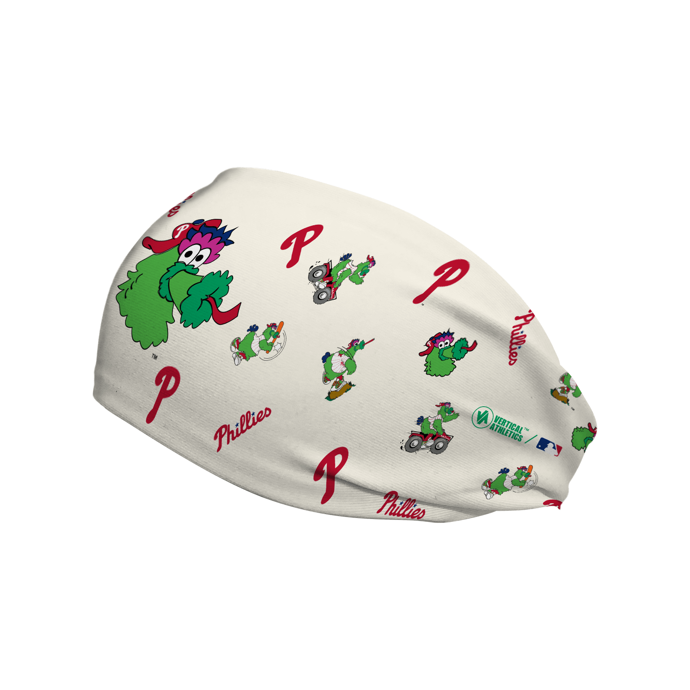 Phillies Cooling Headband: Phanatic Scatter (Cream)
