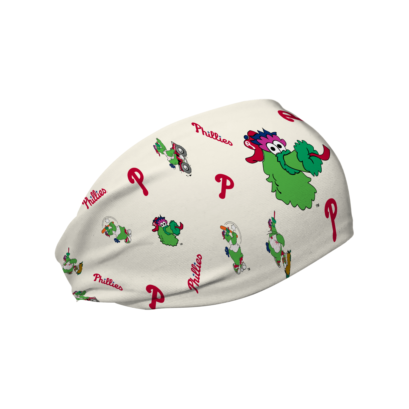 Phillies Cooling Headband: Phanatic Scatter (Cream)
