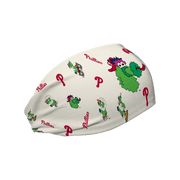 Phillies Cooling Headband: Phanatic Scatter (Cream)