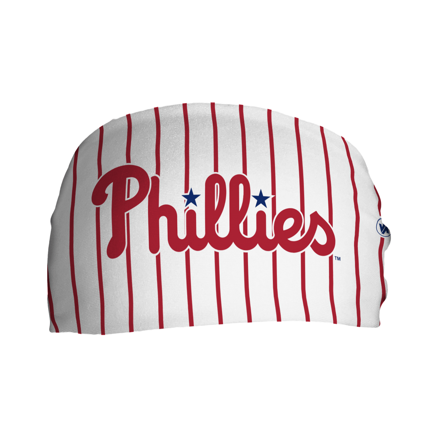 Phillies Cooling Headband: Wordmark Pinstripe