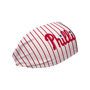 Phillies Cooling Headband: Wordmark Pinstripe