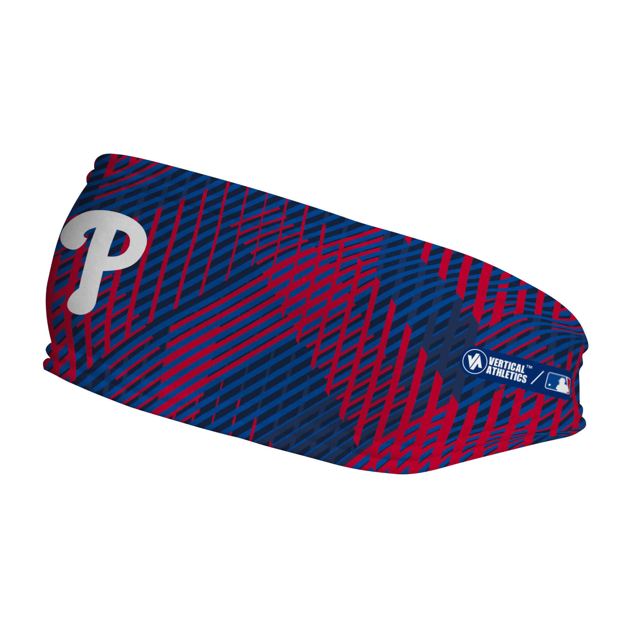 Phillies Fleece Headband: Sport Plaid