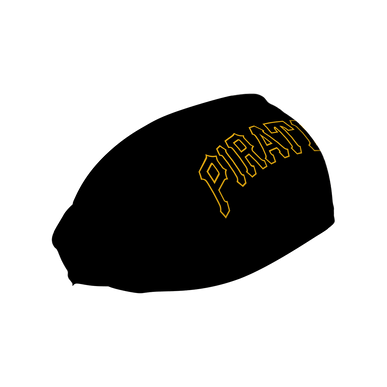Pirates Cooling Headband: Wordmark Black