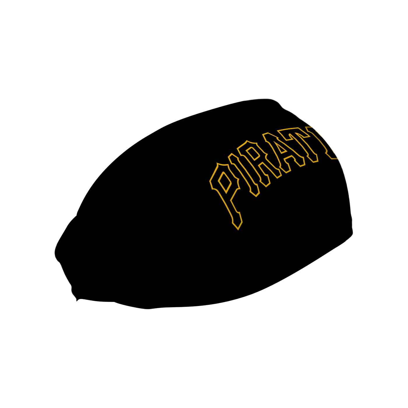 Pirates Cooling Headband: Wordmark Black